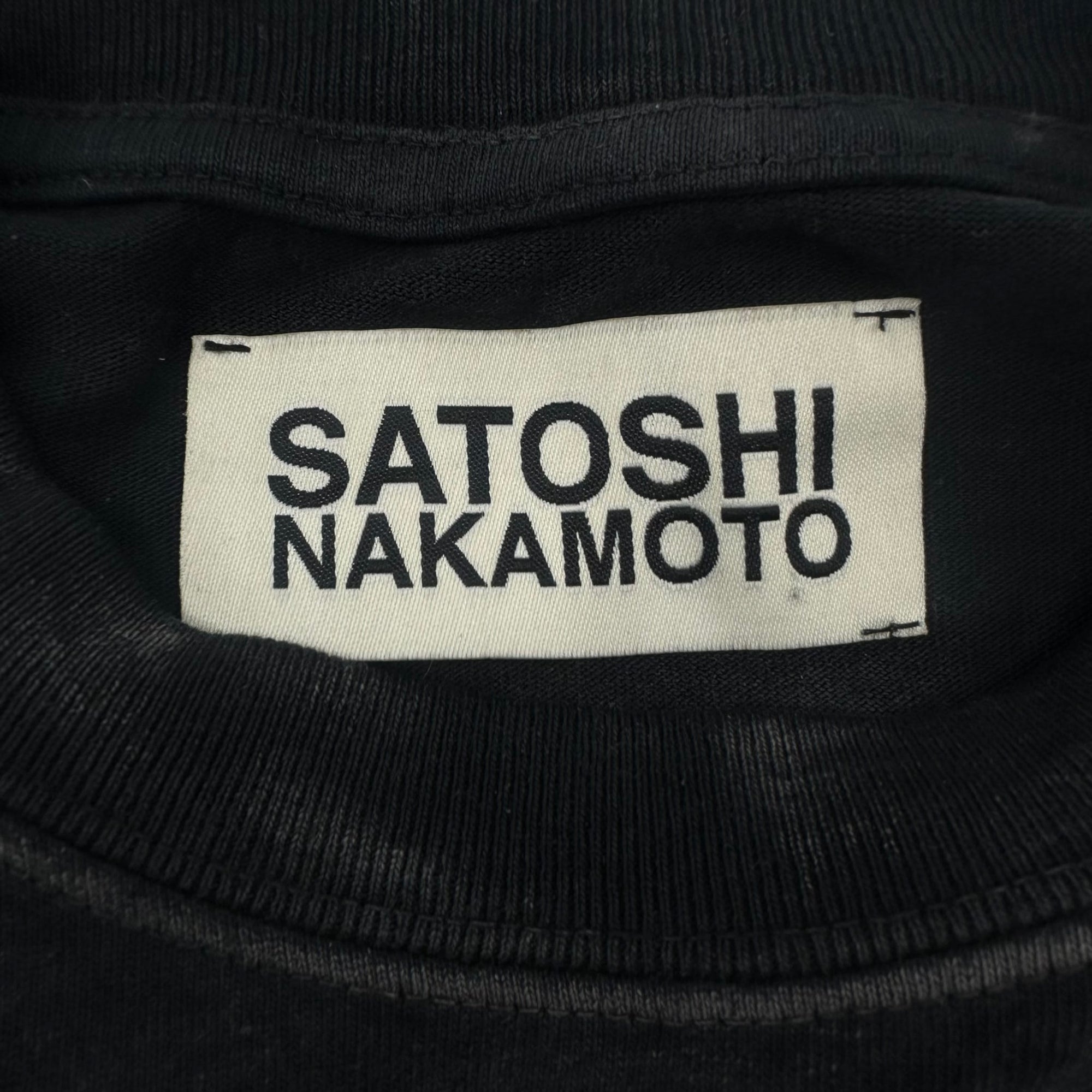 Satoshi Nakamoto Tee Welcome To The Machine Black