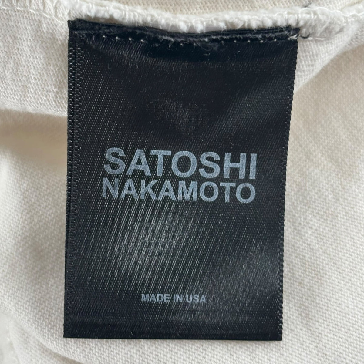 Satoshi Sent Me Tee White