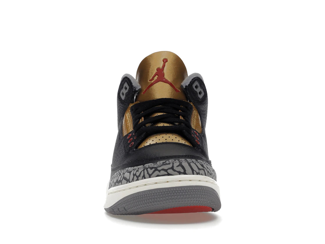 Jordan 3 Retro Black Cement Gold (Women's)