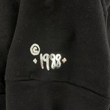 Chrome Hearts Vertical Logo "1988" Hoodie Black