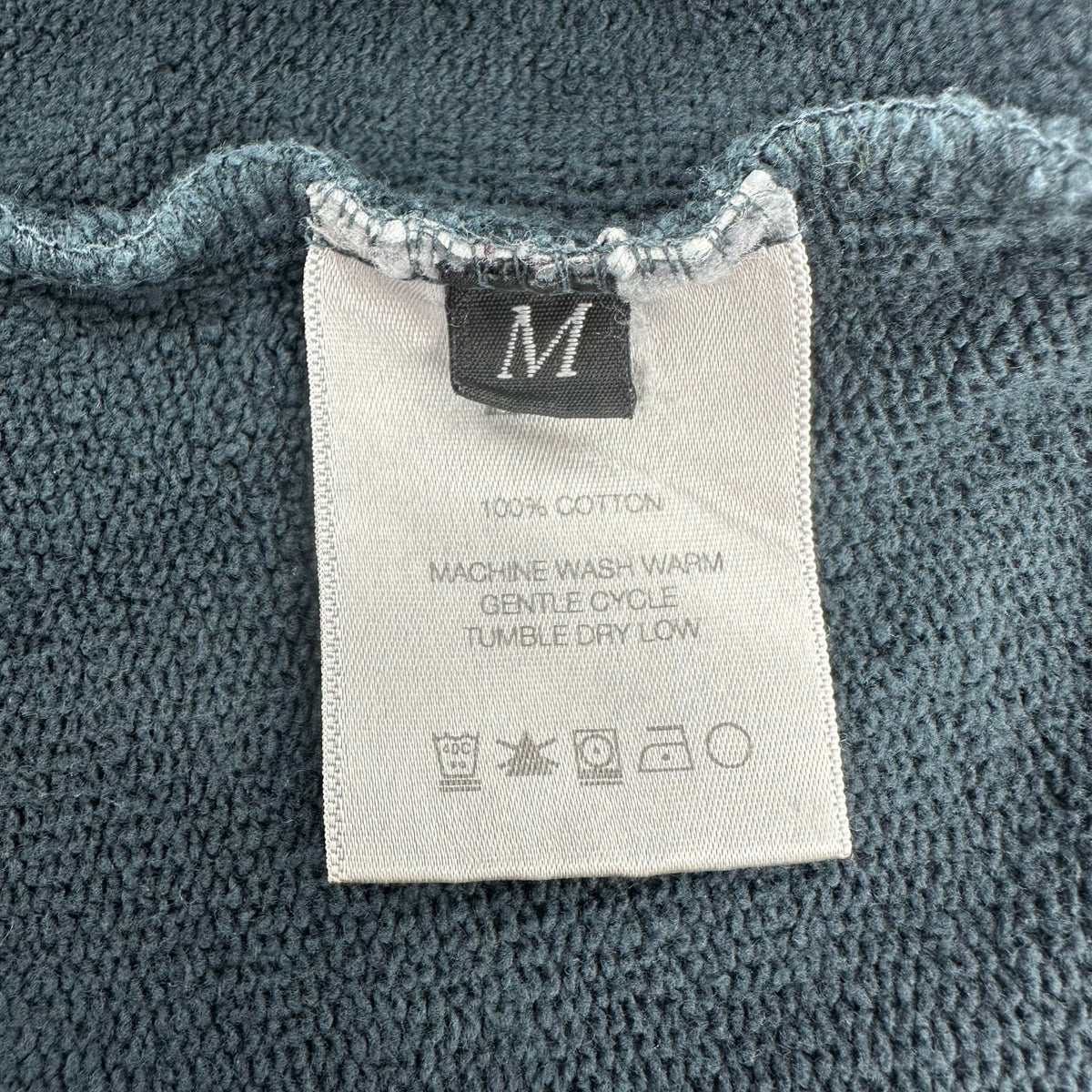 ERD Classic Logo Distressed Hoodie Blue