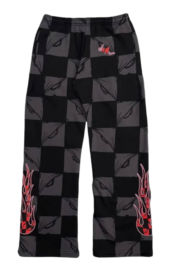 Matty Boy Anti Promo 99Eyes Flame Sweatpants