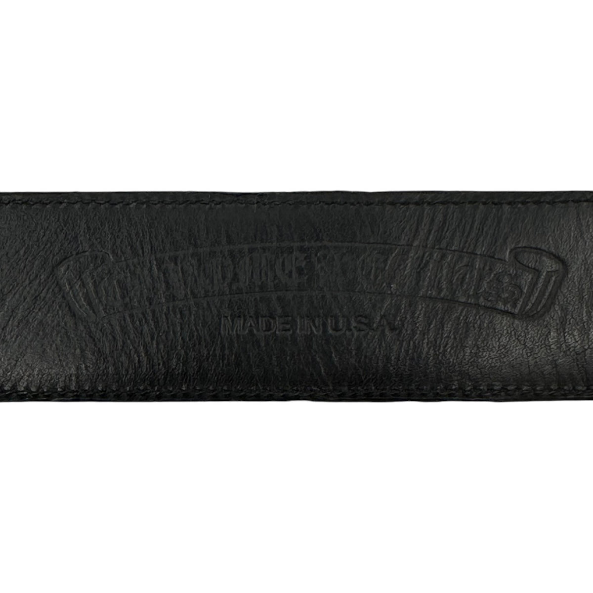 Chrome Hearts Leather Belt Strap Black
