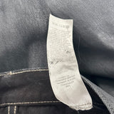 Rick Owens Banana Wax Denim Jeans Black
