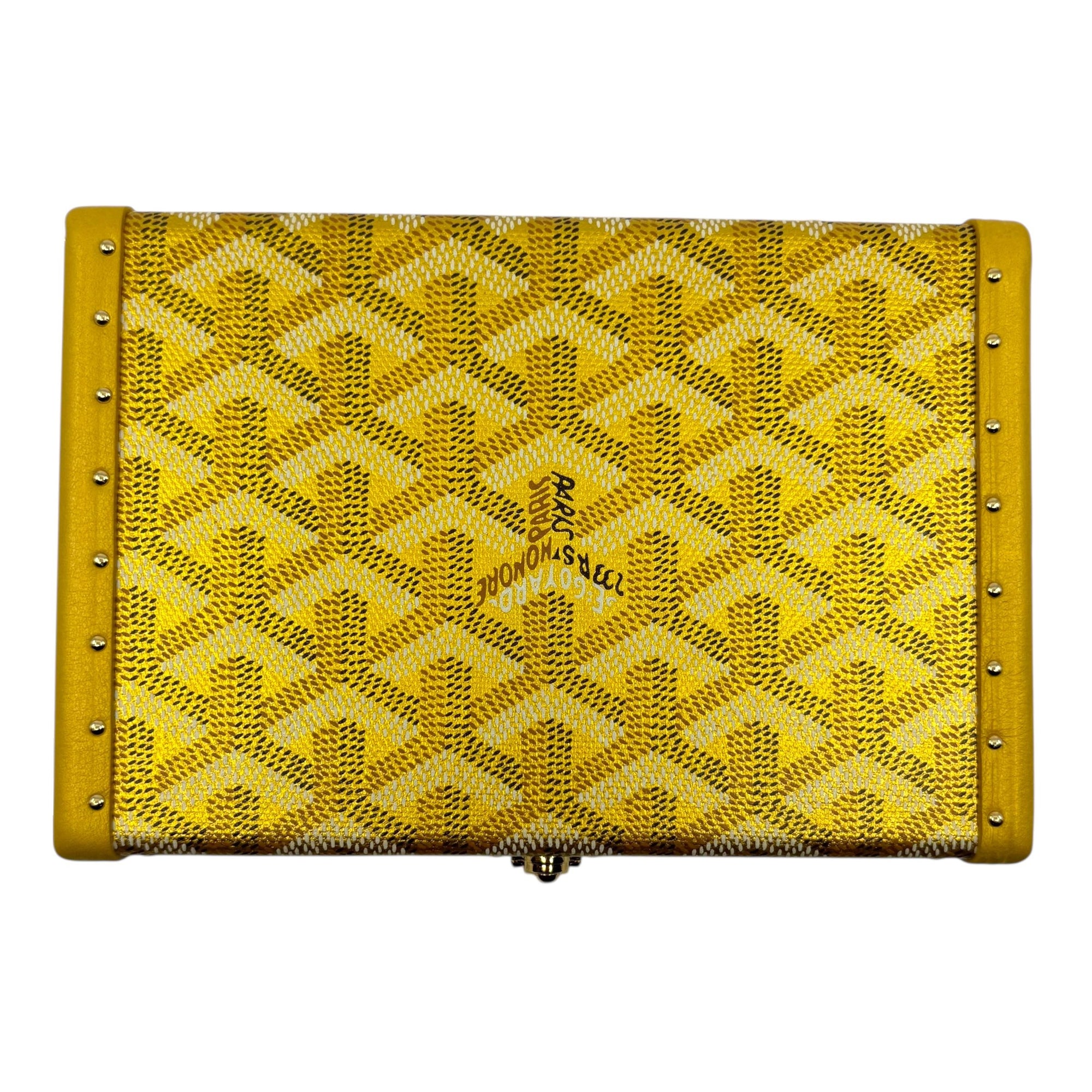 Goyard Minaudiere Trunk Bag Gold