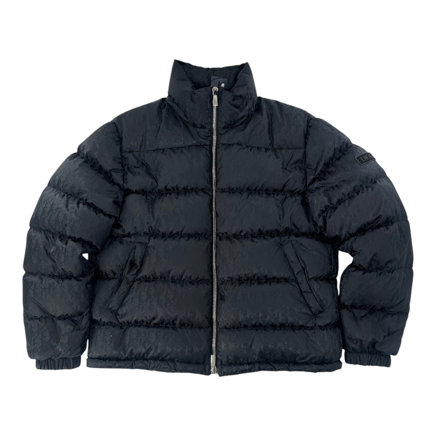 Dior Oblique Down Puffer Jacket Black