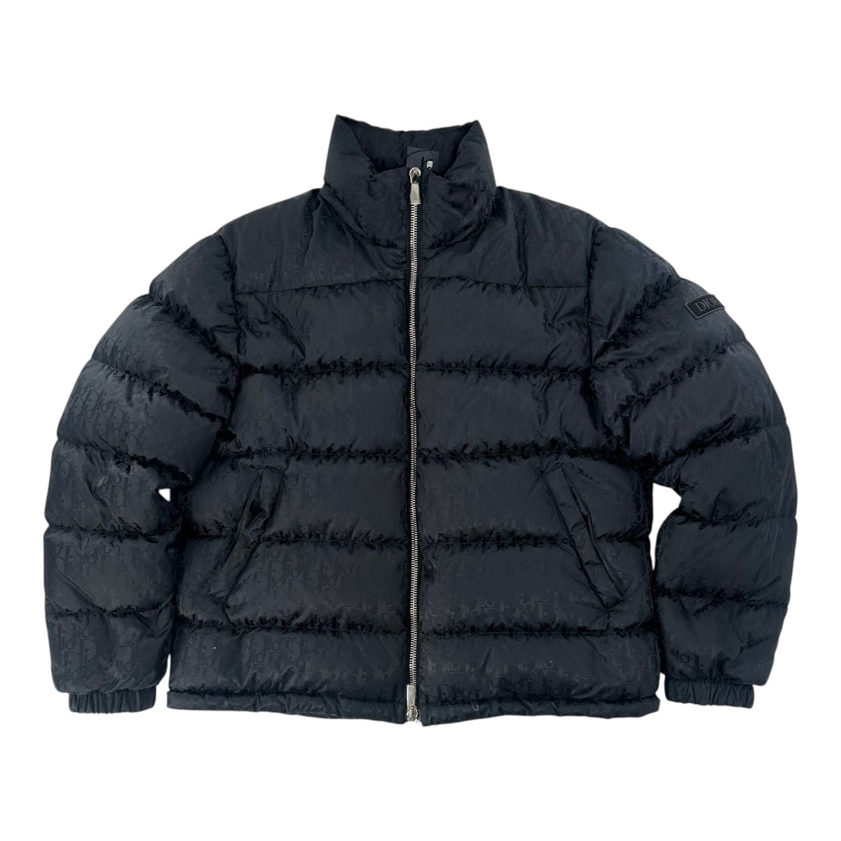 Dior Oblique Down Puffer Jacket Black