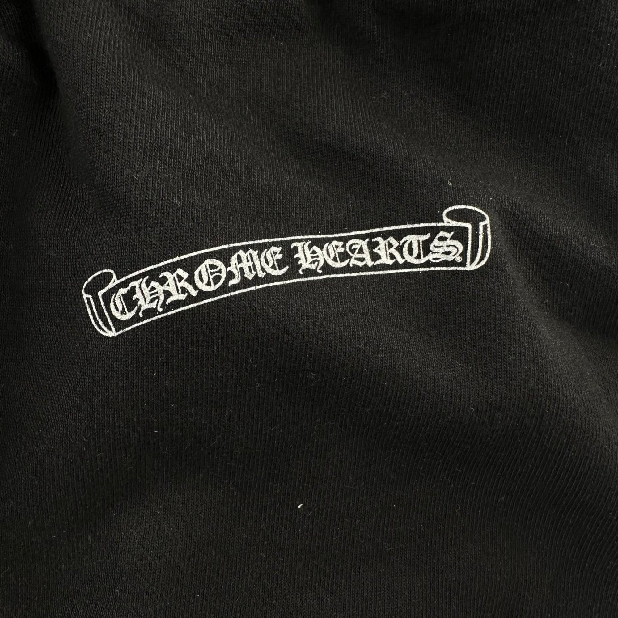 Chrome Hearts Scroll Logo Sweatpants Black