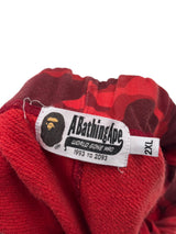 BAPE Color Camo Sweat Pants (FW21) Red