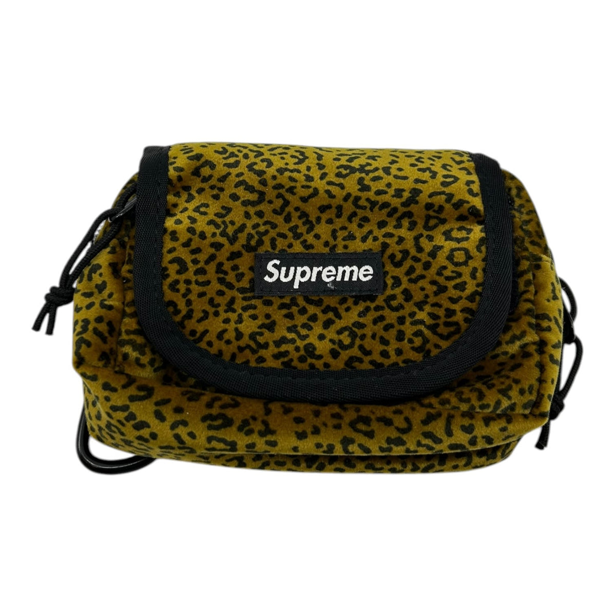 Supreme Velvet Mini Pouch Tan Leopard