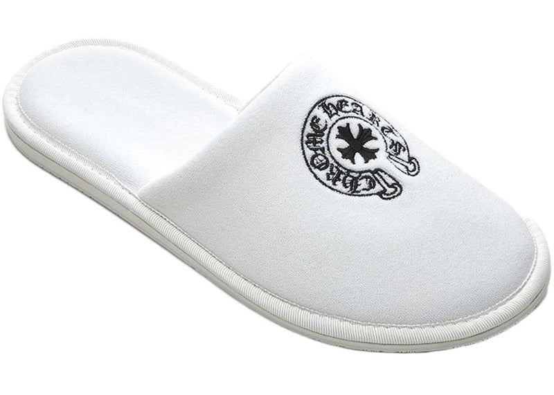 Chrome Hearts Hotel Slippers White