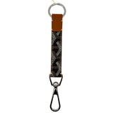 Goyard Mousqueton Key Ring Keychain Black Tan