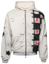 Satoshi Get What I Want Zip Up Heather Grey