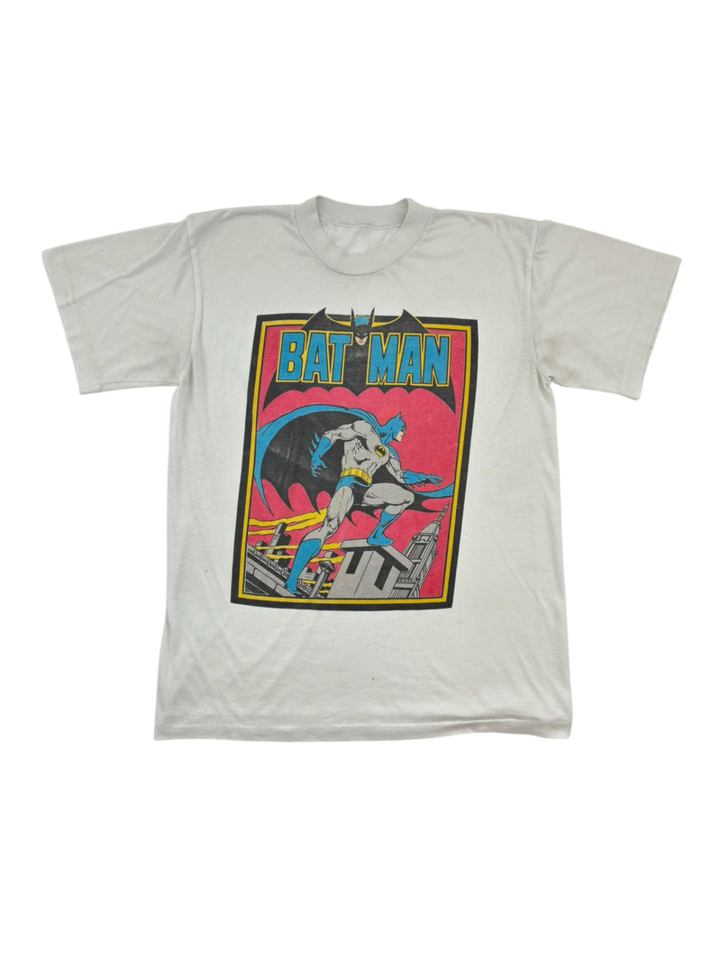 BATMAN 80s Comic Tee White
