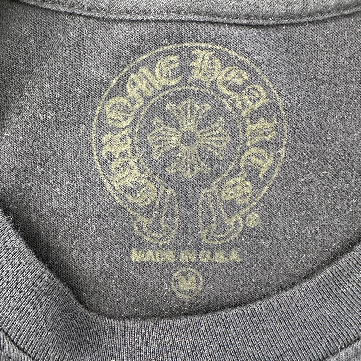Chrome Hearts V89 Dagger L/S Tee Navy & Yellow