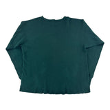 ERD Distressed Thermal Long Sleeve Shirt Green