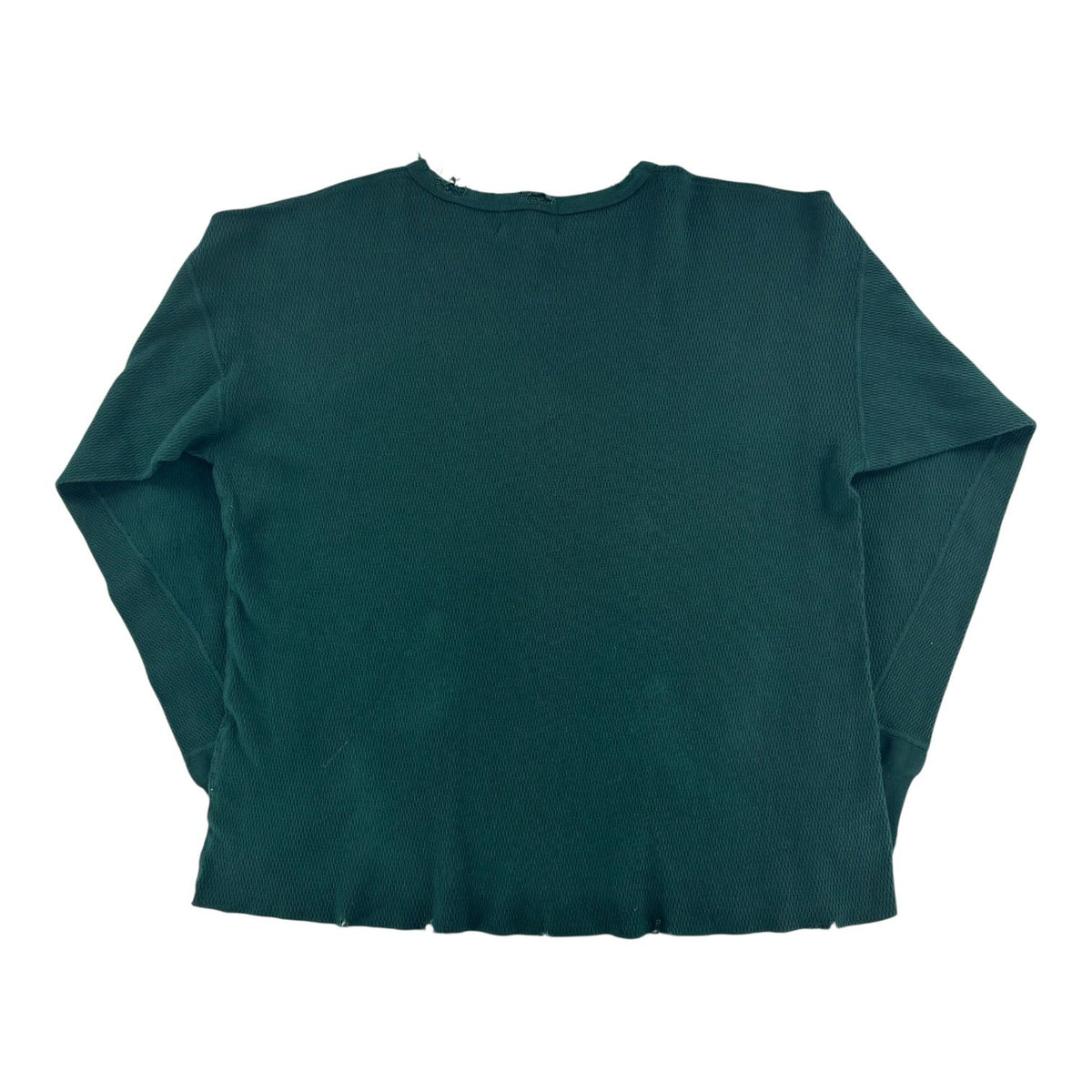 ERD Distressed Thermal Long Sleeve Shirt Green
