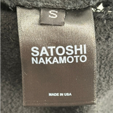 Satoshi Distressed Paint Splatter Hoodie Black