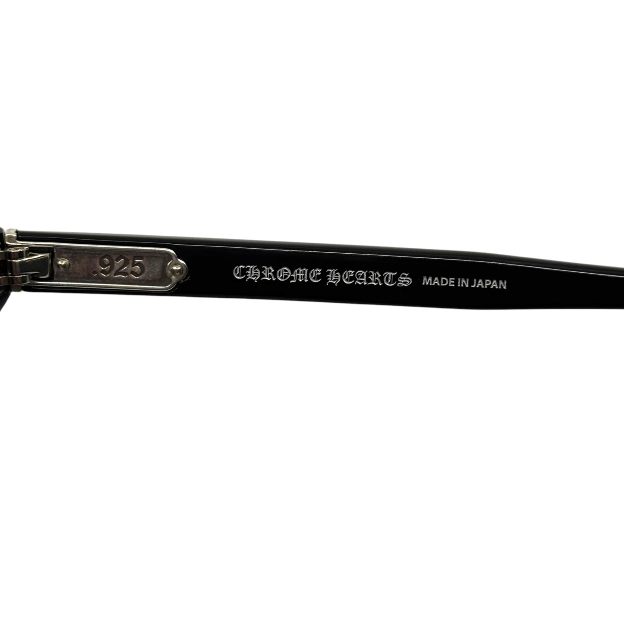 Chrome Hearts Lowrider Glasses Black Silver
