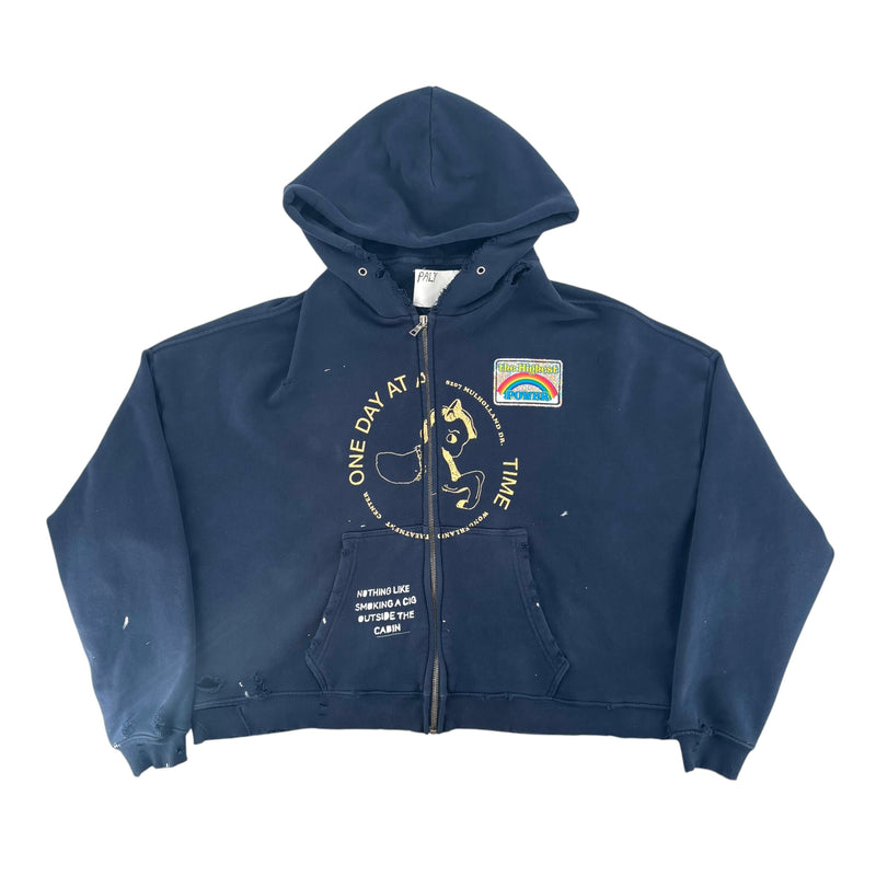 Paly Treatment Center Zip Up Hoodie Navy