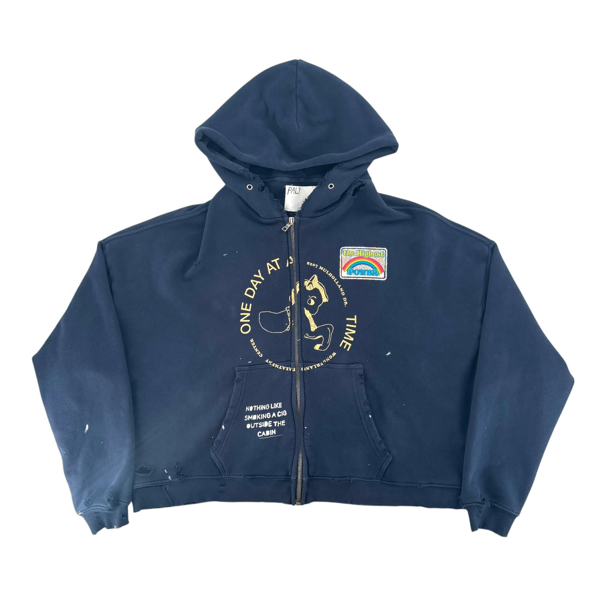 Paly Treatment Center Zip Up Hoodie Navy