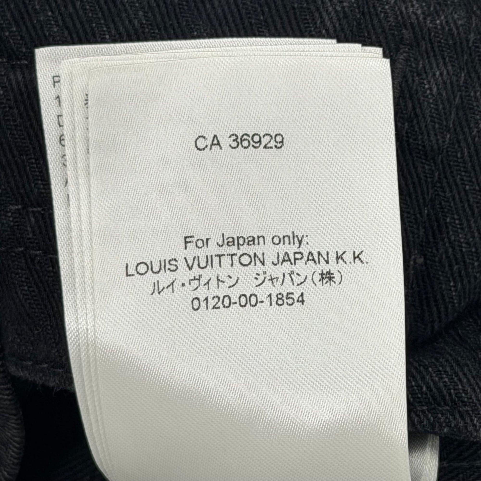 Louis Vuitton Monogram Denim Blouson Black