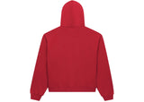 Sp5der Angel Number Zip Hoodie Merlot