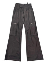 Amiri Leather Flared Pants "Black"