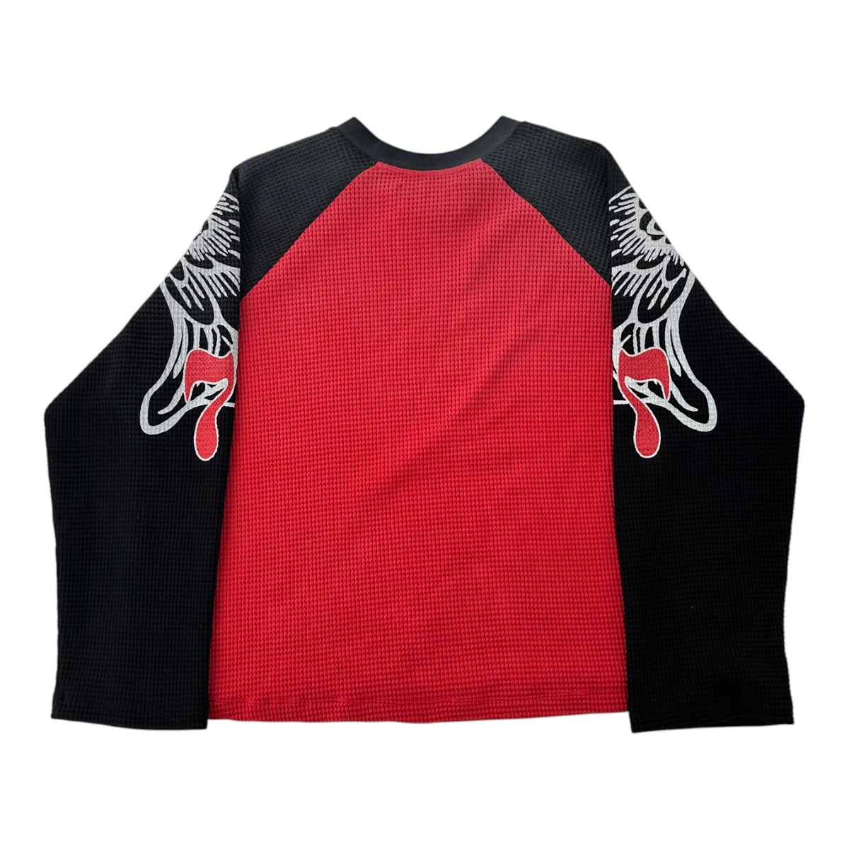 Satoshi Nakamoto Wings Long-Sleeve Red