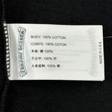 Chrome Hearts Foil Scroll Logo Tee Black