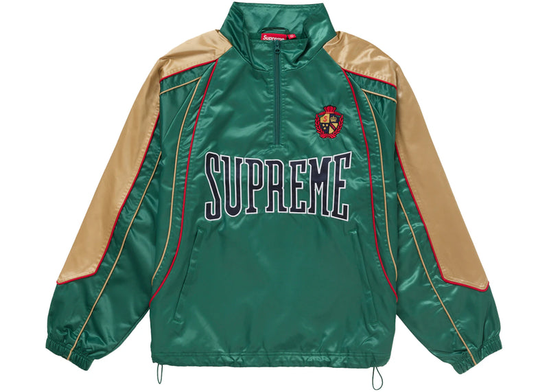 Supreme Satin Piping Pullover Green