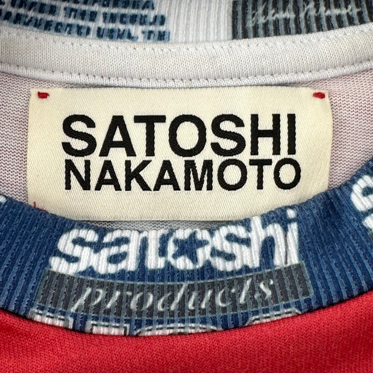 Satoshi Nakamoto Speedway Long-Sleeve Red