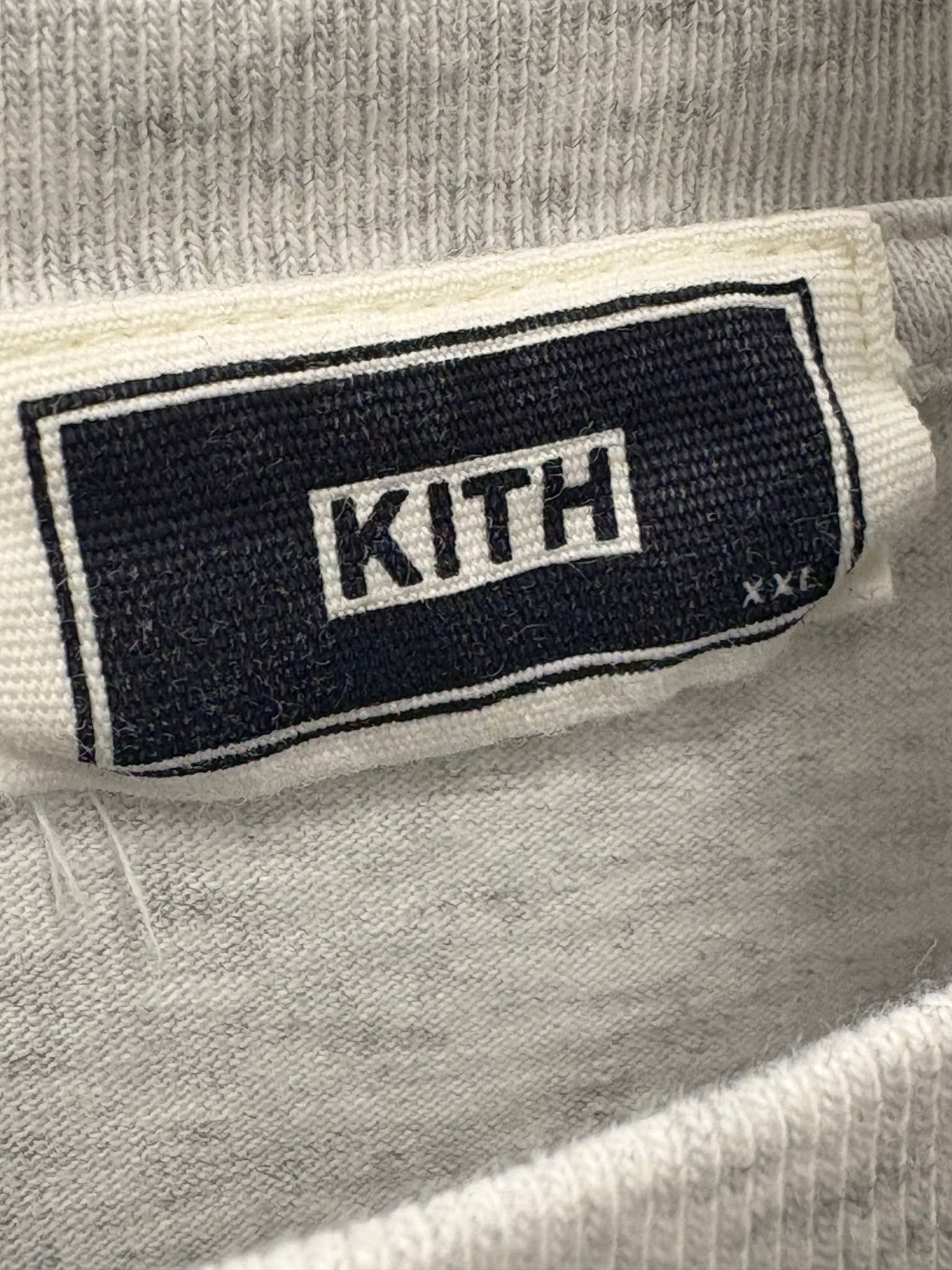 Kith Logo Longsleeve Grey