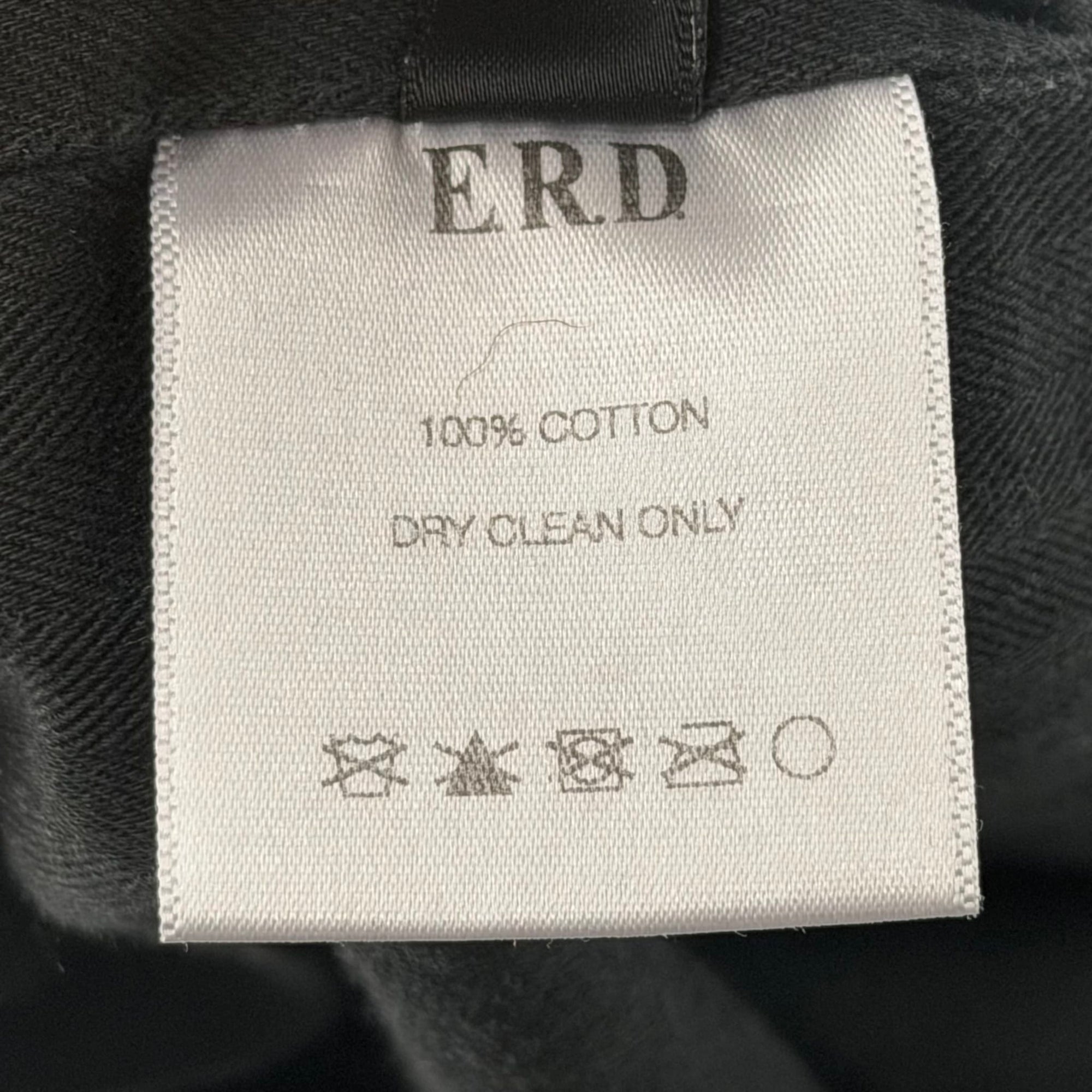 ERD Paneled Track Pant Black