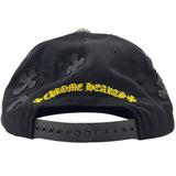 Chrome Hearts Cross Patch Baseball Hat Black/Yellow