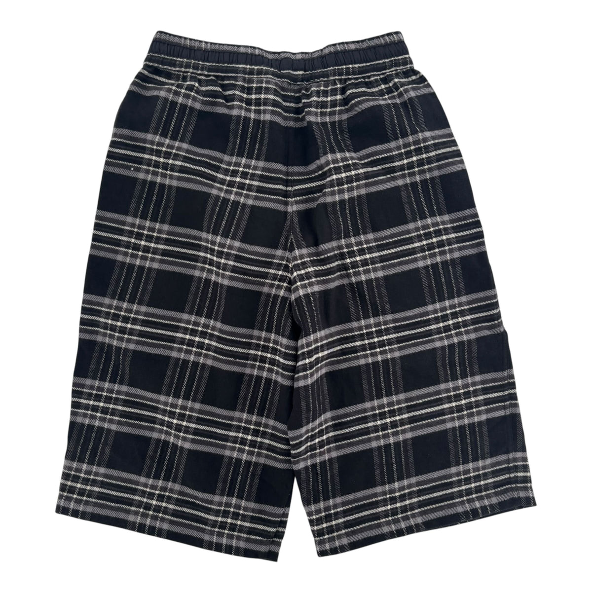 Chrome Hearts After School Cross Patch Flannel Shorts Grey
