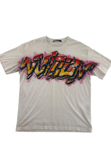Louis Vuitton Vuitton Graffiti T-shirt Milky White