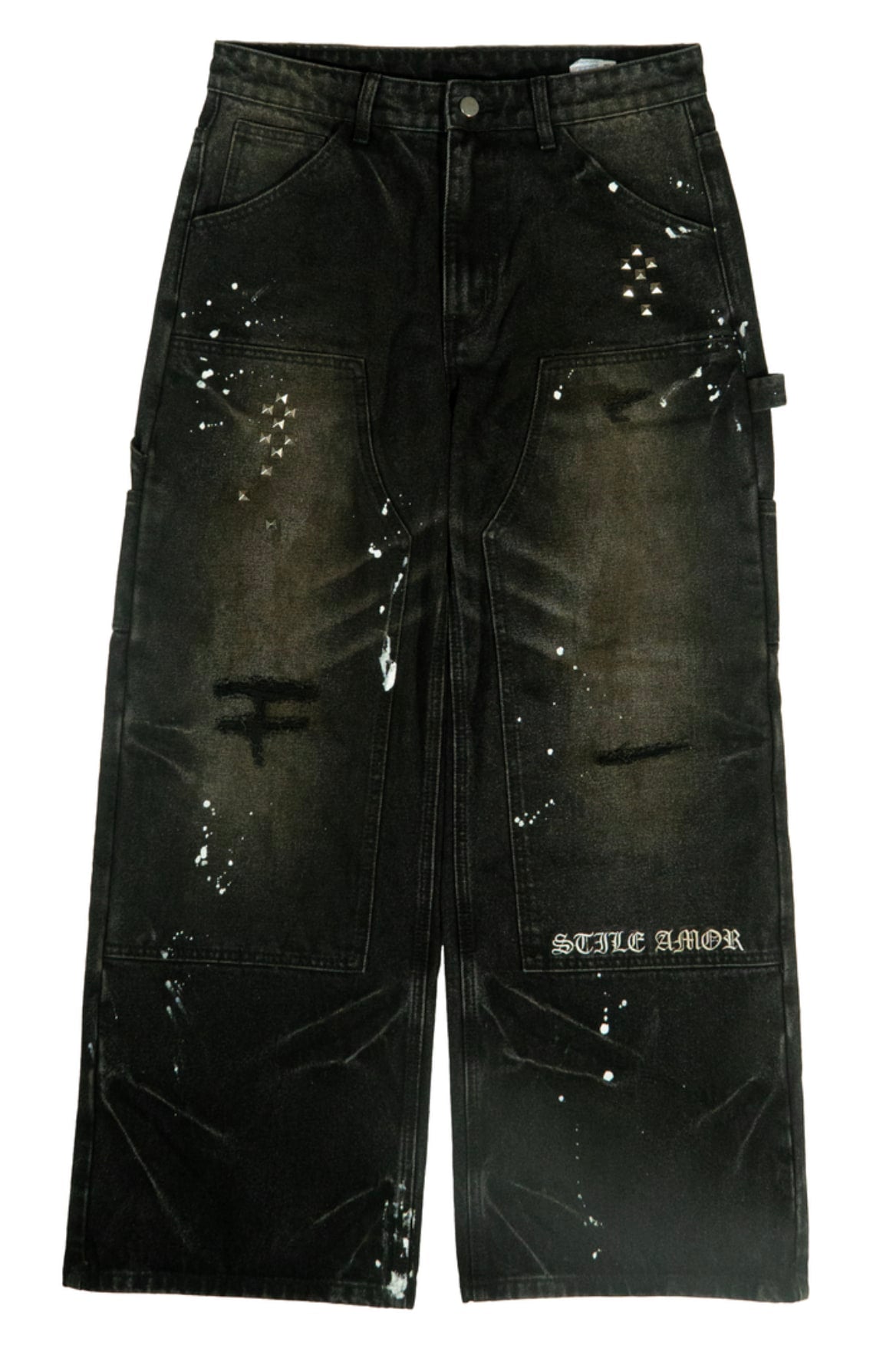 Stile De Amor 1950 Splatter Denim