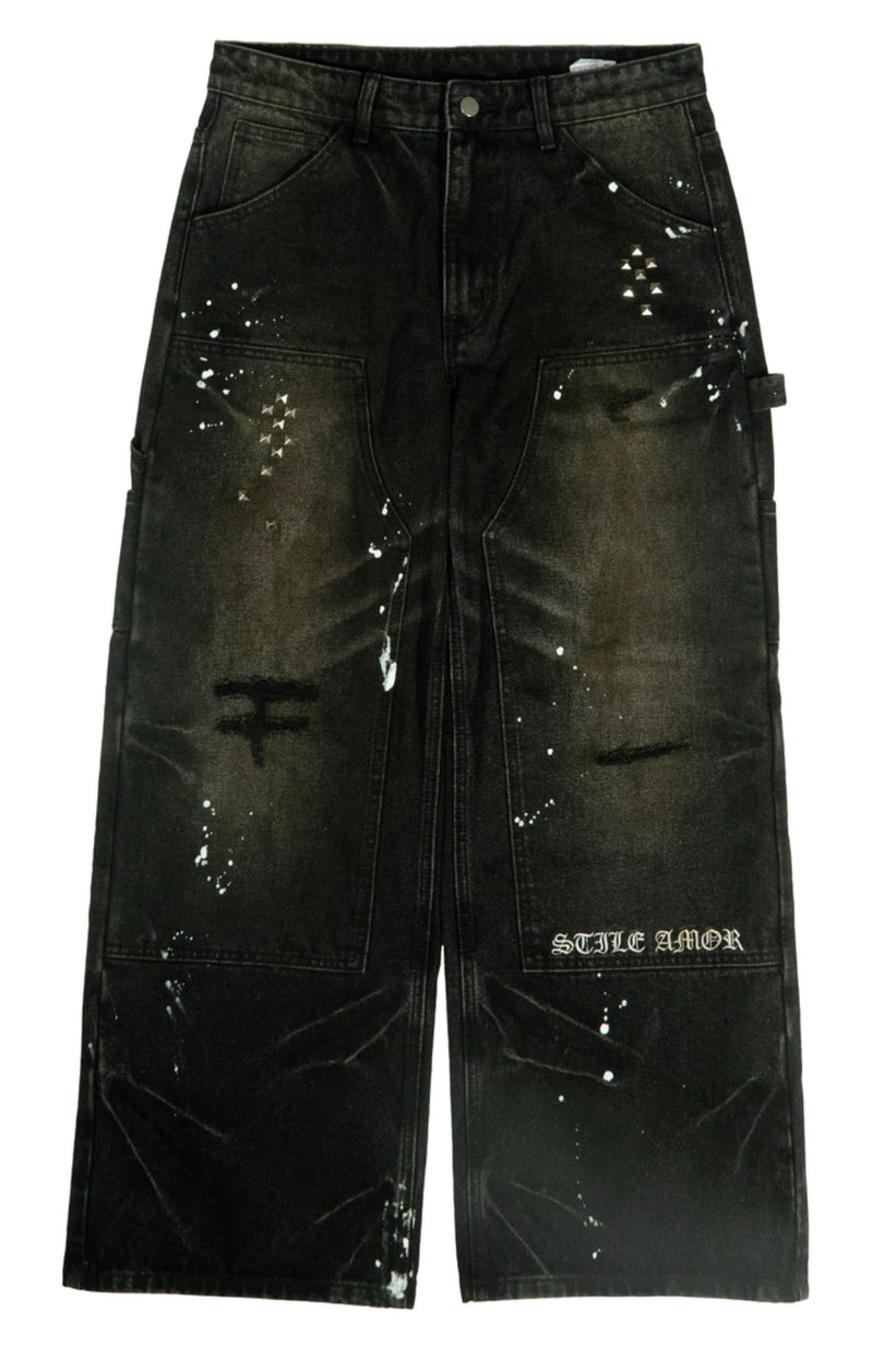Stile De Amor 1950 Splatter Denim