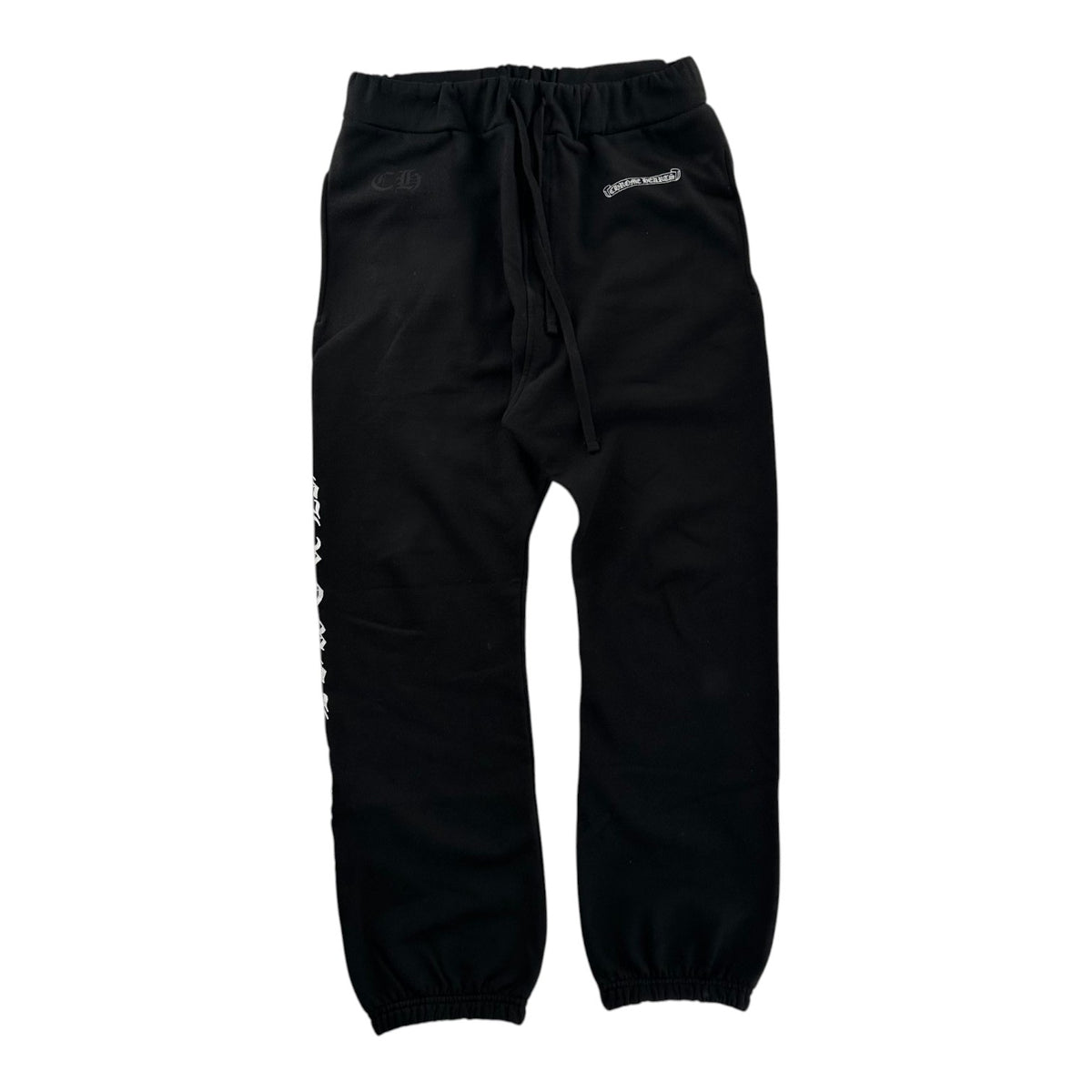 Chrome Hearts Scroll Logo Sweatpants Black