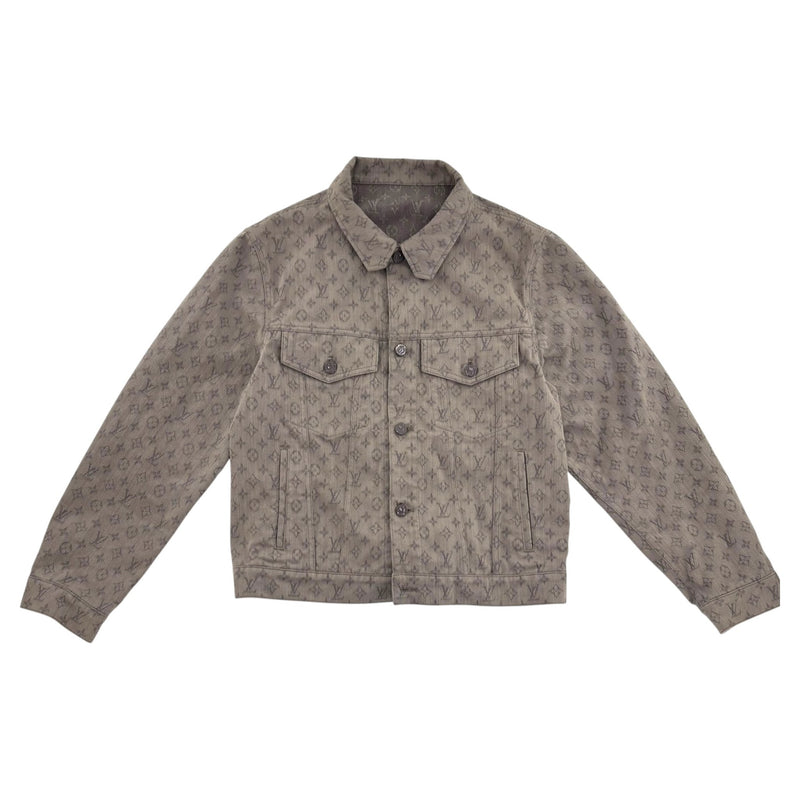 Louis Vuitton Monogram Denim Jackey Grey