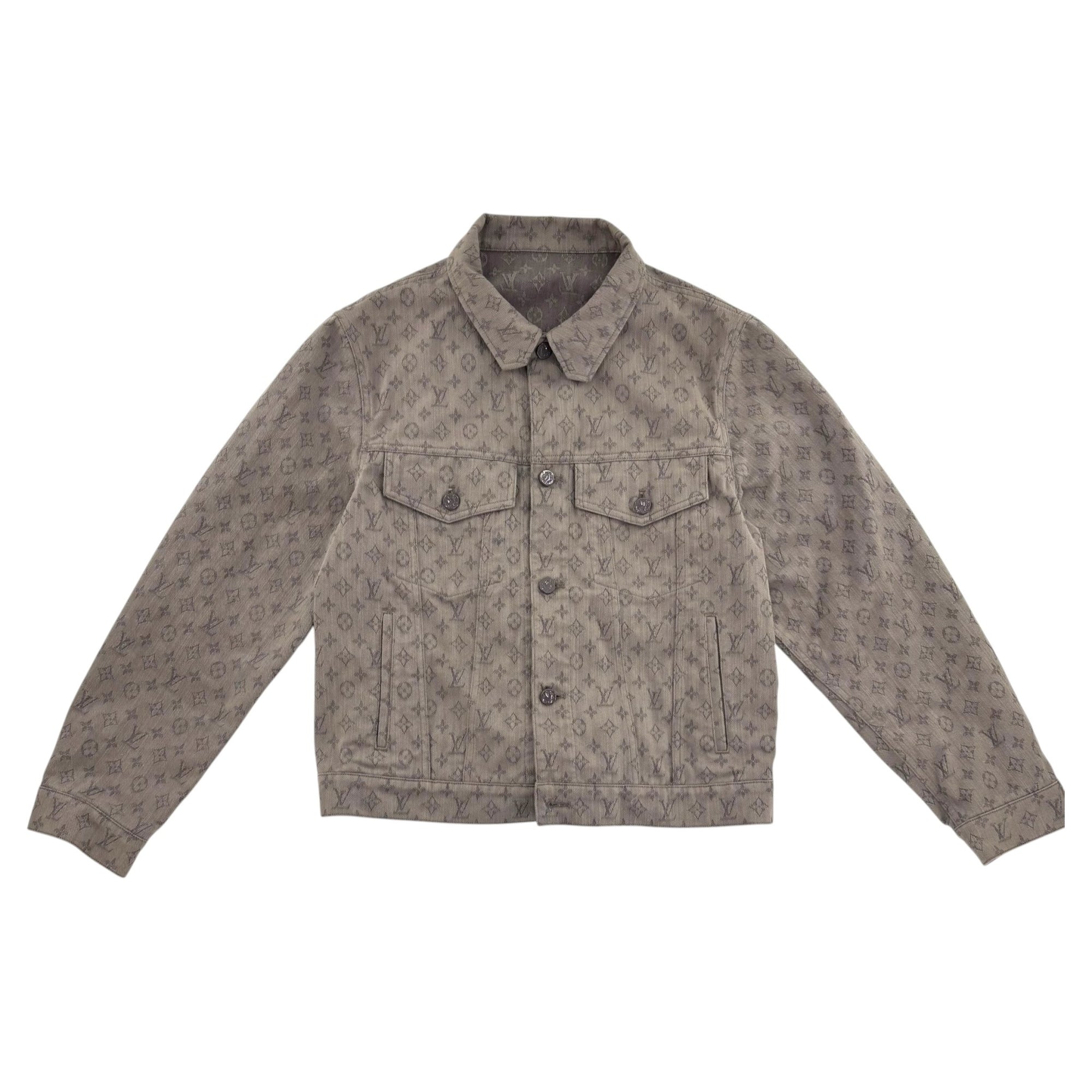 Louis Vuitton Monogram Denim Jackey Grey