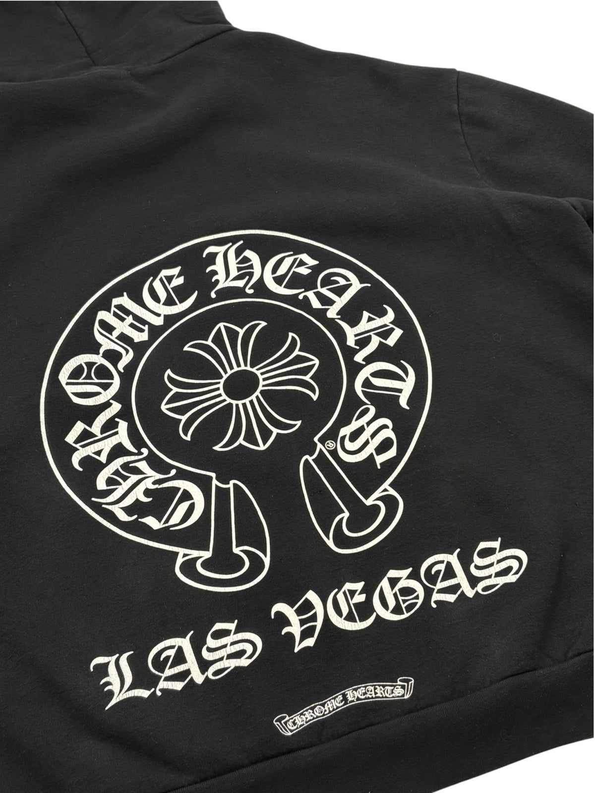 Chrome Hearts Horseshoe Logo Las Vegas Hoodie Black