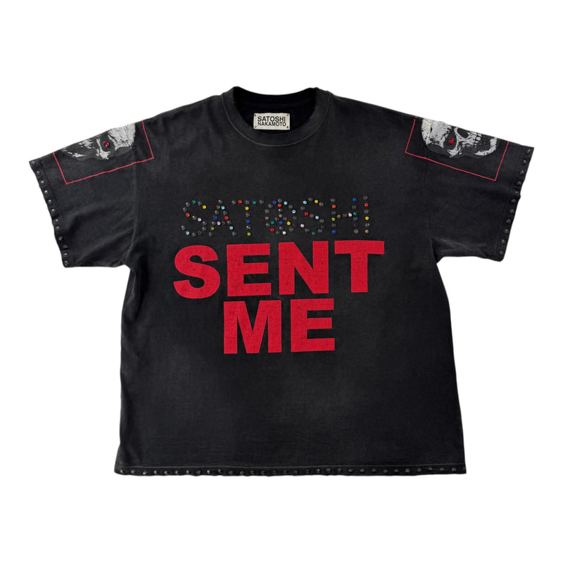 Satoshi Sent Me Shirt Black