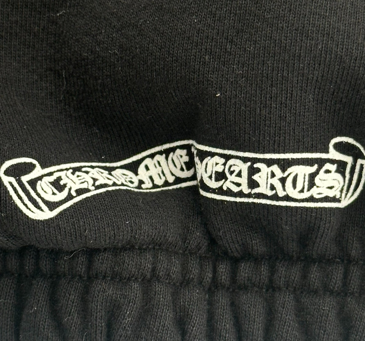 Chrome Hearts Scroll Logo Sweatpants Black