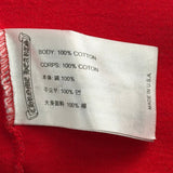 Chrome Hearts Scroll Logo Long Sleeve Red