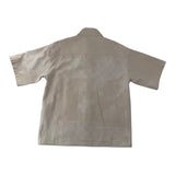 Louis Vuitton Damier Short-Sleeved Denim Shirt Biege