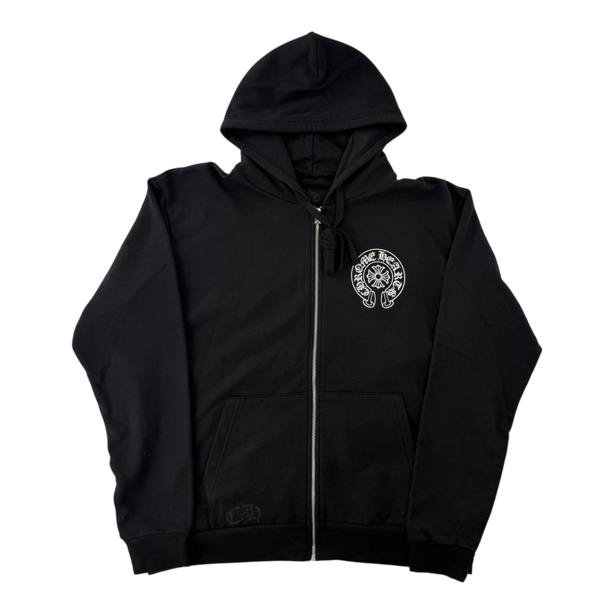Chrome Hearts Hangzhou Horseshoe Zip-Up Hoodie Black