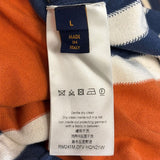 Louis Vuitton Intarsia Knitted Tee Orange Blue