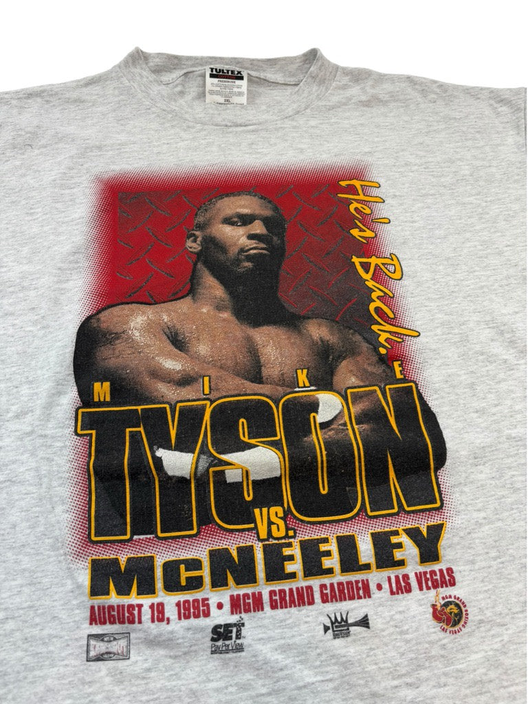 MIKE TYSON vs McNEELY MGM Grand 1995 Tee Grey